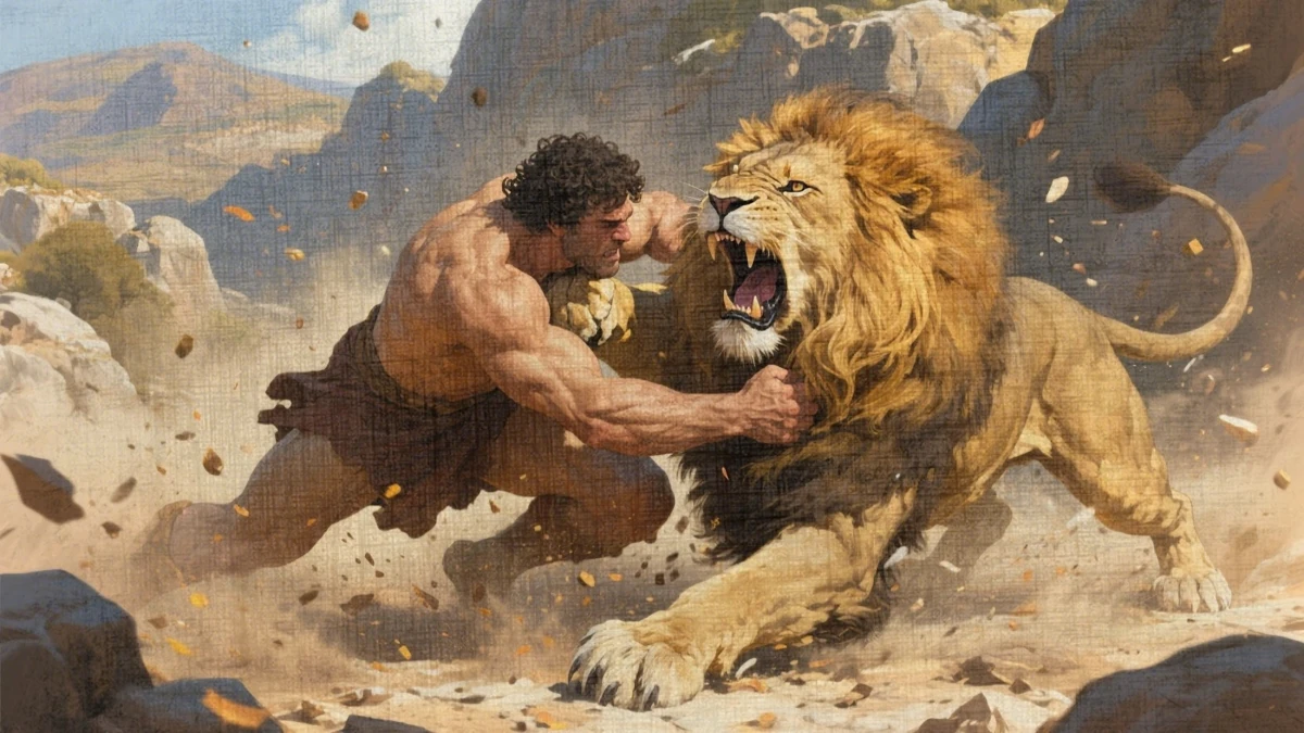 The Slaying of the Nemean Lion