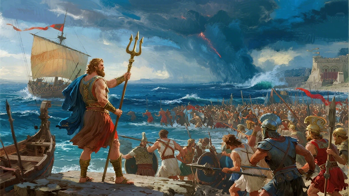 Battle by the Ships